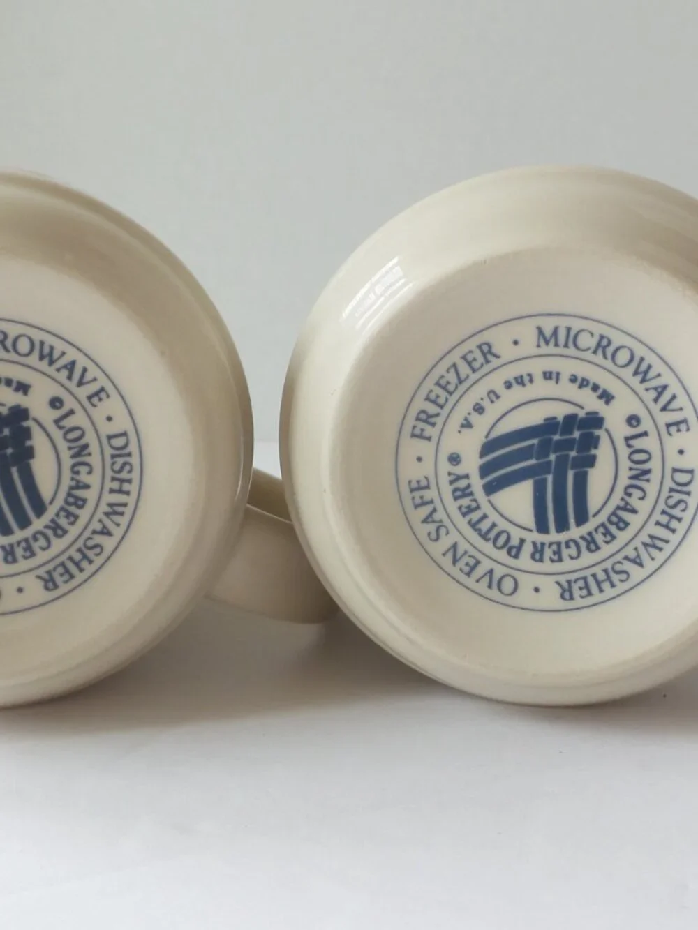 Longaberger set of 2 Coffee Mugs